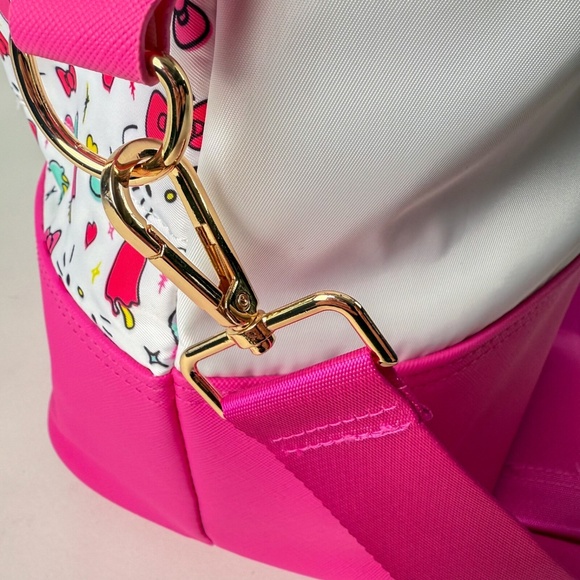 NWT Sanrio Hello Kitty Ice Cream Travel Bag Carry-On / Beach Tote🍦🎀🧳 - Picture 13 of 16